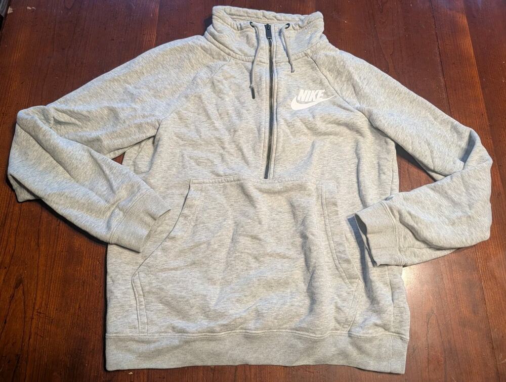 Nike Sweatshirt Women's XS Gray Quarter Zip